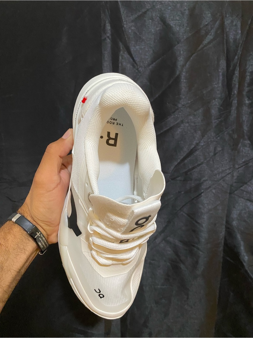 On Running Men’s White and Black Cloudnova Sneakers - Picture 10 of 10